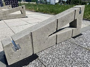 Konstrukcja betonowa pod panele fotowoltaiczne
